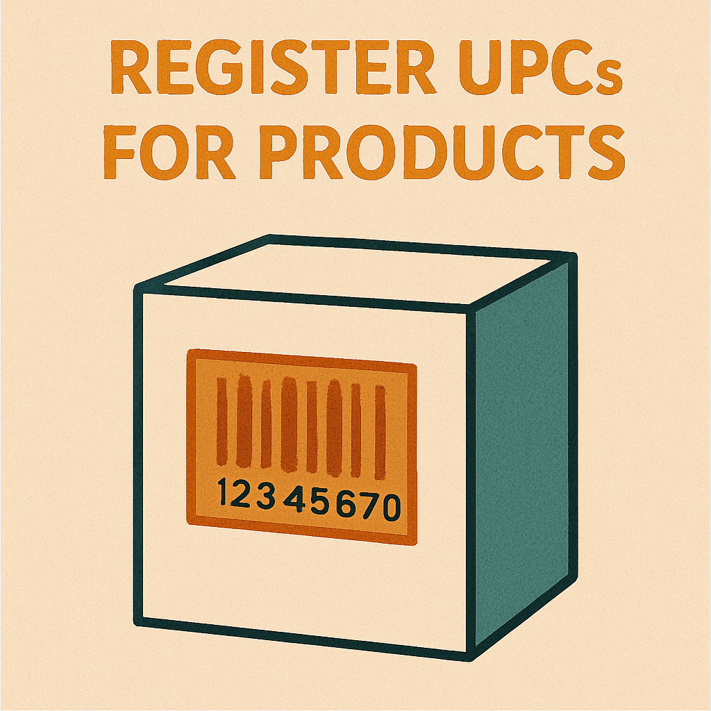 Register UPCs for Amazon Products